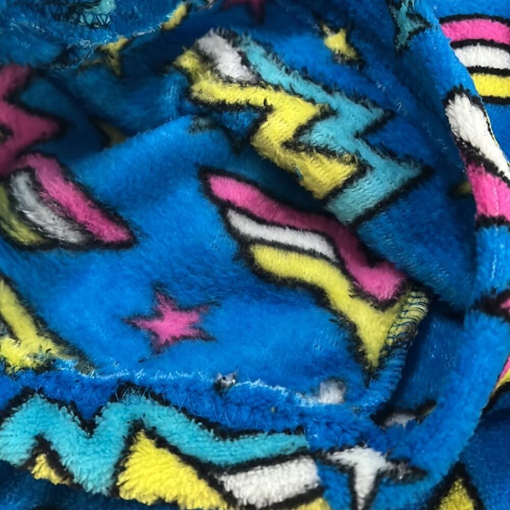 Women’s Fleece Pajama Bottoms XL Wonder Woman Cozy Soft Plush Pants - Picture 4 of 4